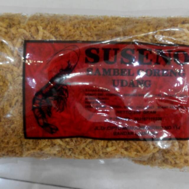 

Sambal Goreng Udang Suseno Bungkus / Kaleng 250gr