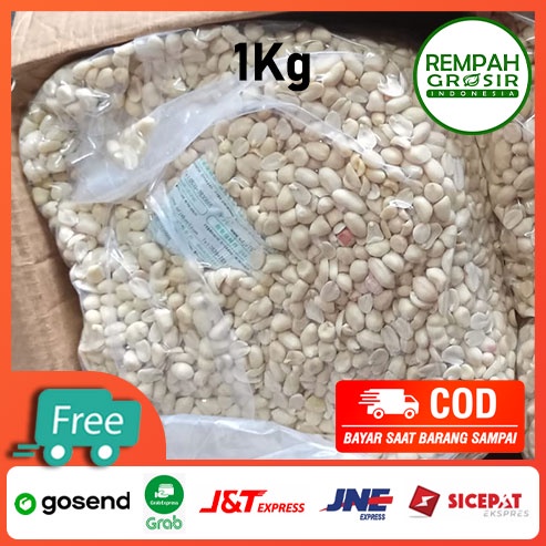 

Kacang Tanah Kupas 41/51 Import Kacang Kupas Bersih 1KG Kilo Kiloan Grosir