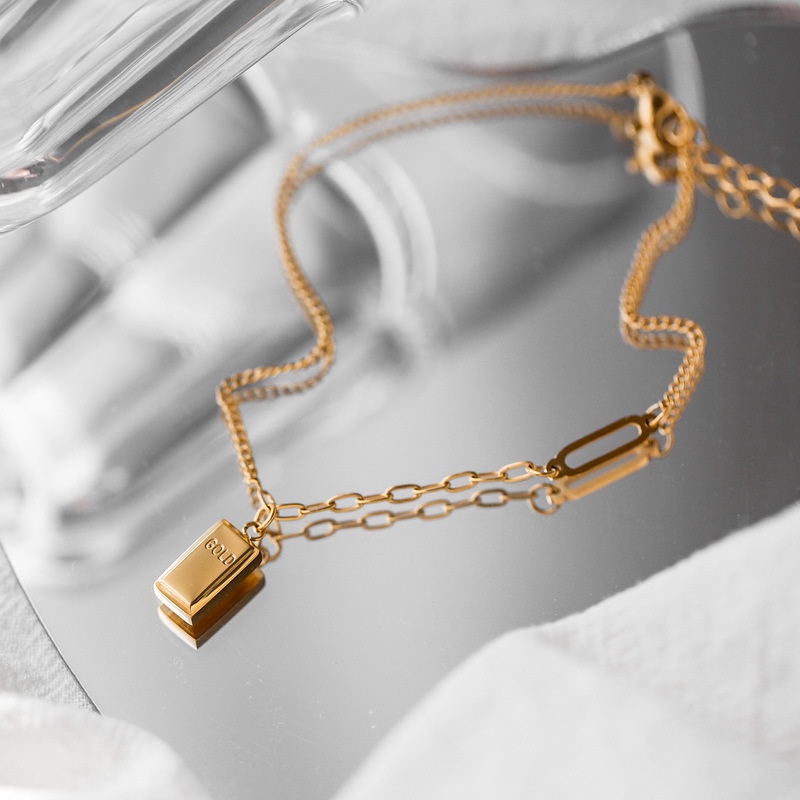 Gelang Kaki Wanita Warna Emas Untuk Musim Panas