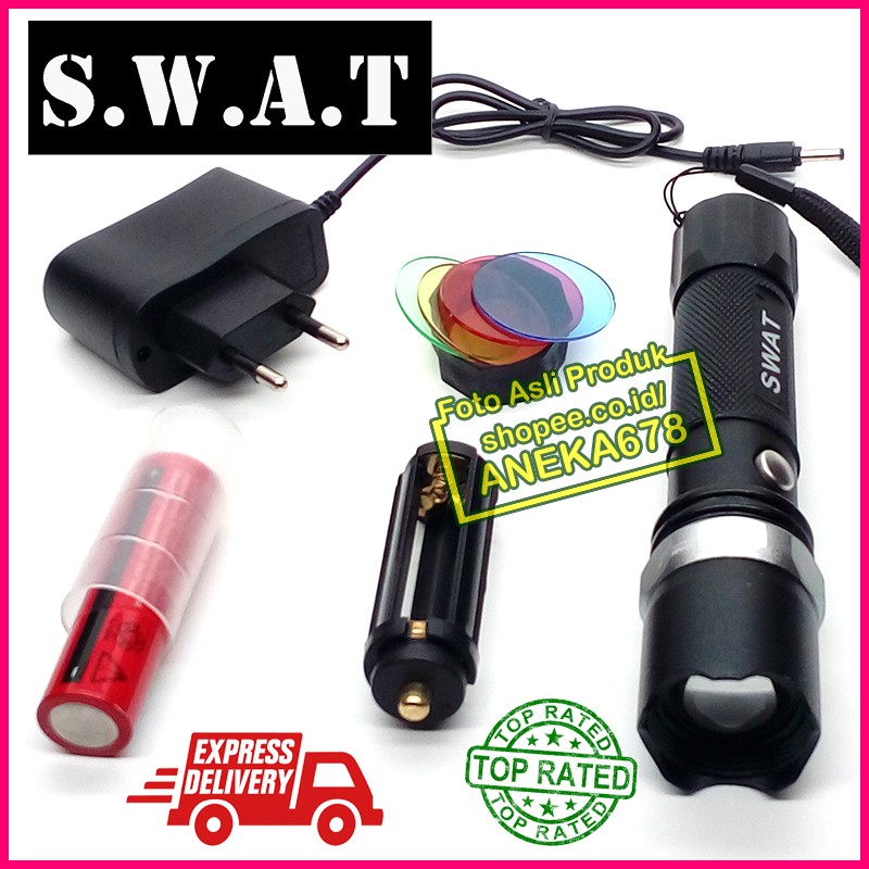 Jual SWAT Lampu Senter Police Kompas dan Lalin Indonesia|Shopee Indonesia