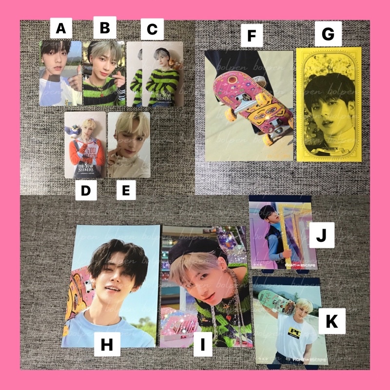 TXT - The Chaos Chapter : FIGHT OR ESCAPE Photocard, AR Card, Postcard, Cut-out Board | Album PC Jew