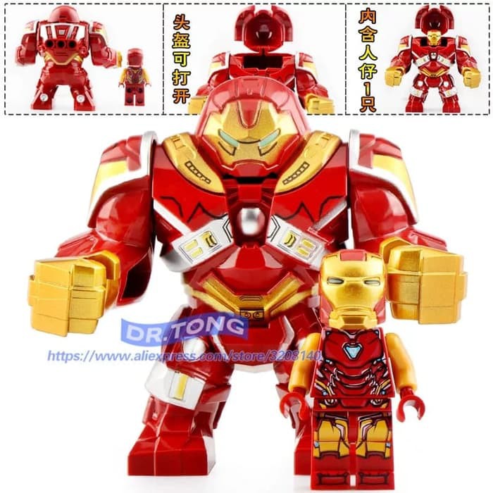 big lego iron man