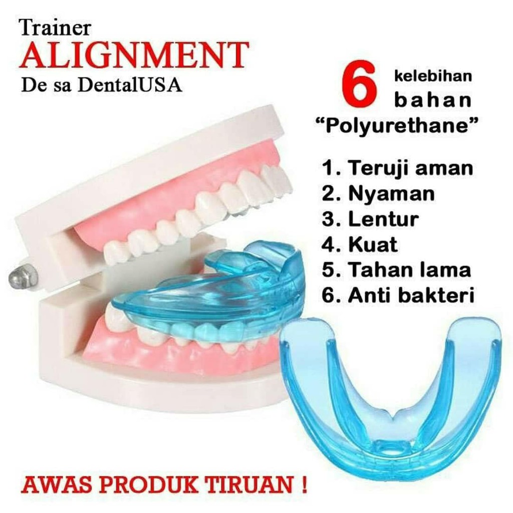 ORIGINAL PERAPIH GIGI TANPA BEHEL TEETH TRAINER ALIGNMENT BEHELLDENTAL /LEPAS PASANG / ORTHO TRAINER