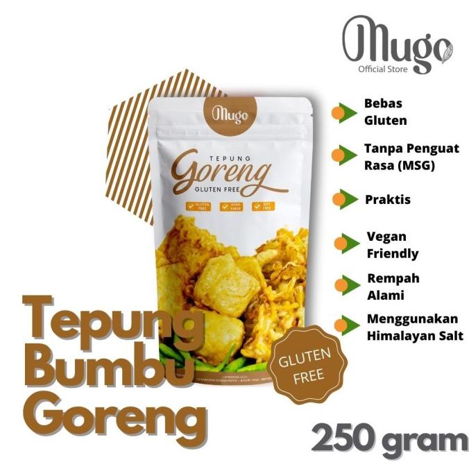 

Mugo Tepung Bumbu Gorengan Gluten Free NON MSG (Bakwan, Tempe Goreng)
