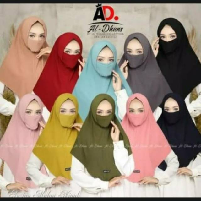 Hijab/Instan jersey masker Model Bergo terbaru termurah dan Terlaris / nicob maysa/