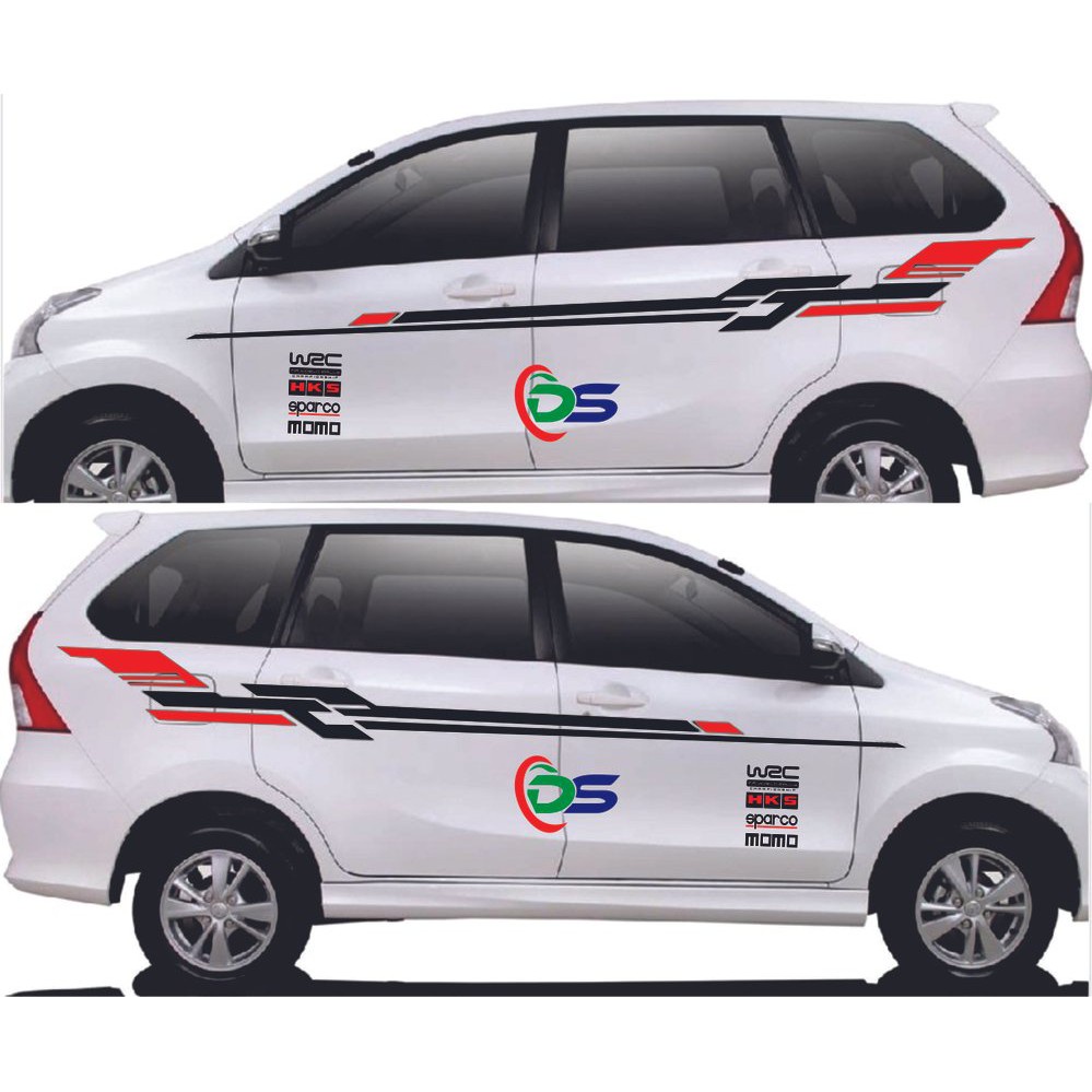 promo stiker mobil xenia cutting stiker xenia striping xenia terkeren