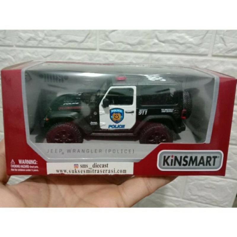Mainan Diecast Mobil Jeep Polisi Anak - Mainan Miniatur Mobil Jeep Polisi anak