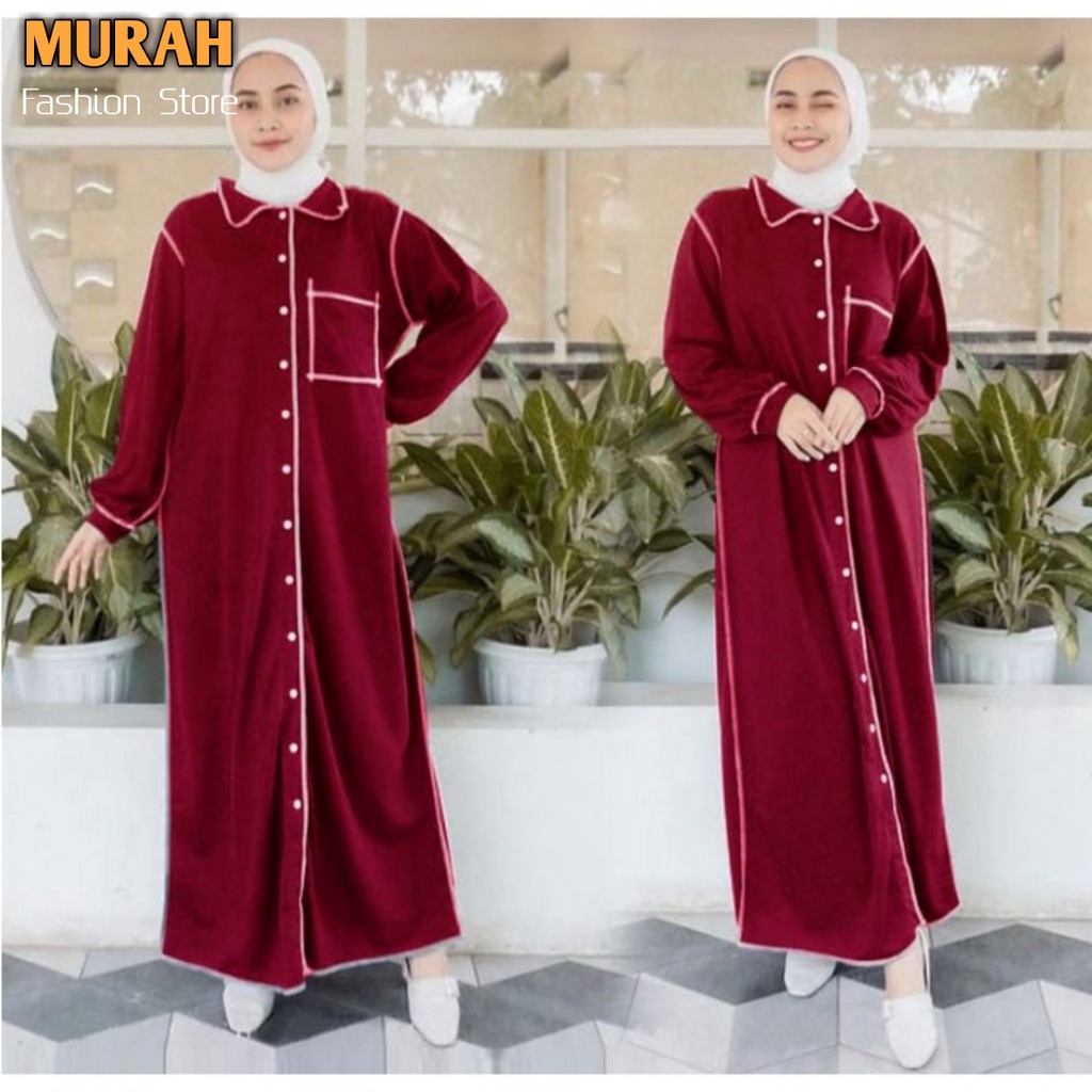 Busana Muslim Gamis Murah Gaun Pesta Muslimah Baju Pesta Wanita Kondangan Mewah Kekinian 2020 2021