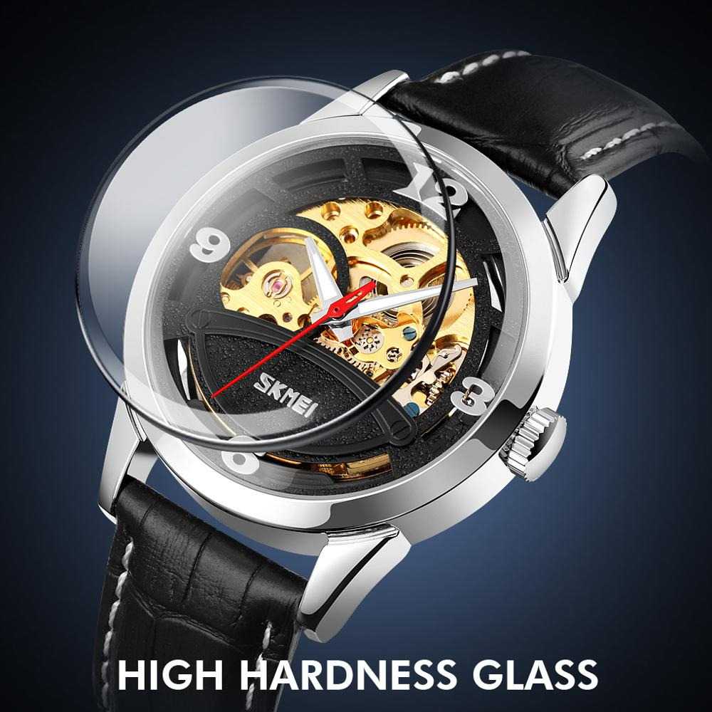 Jam Tangan Pria Automatic Original Leather SKMEI 9226CL-2