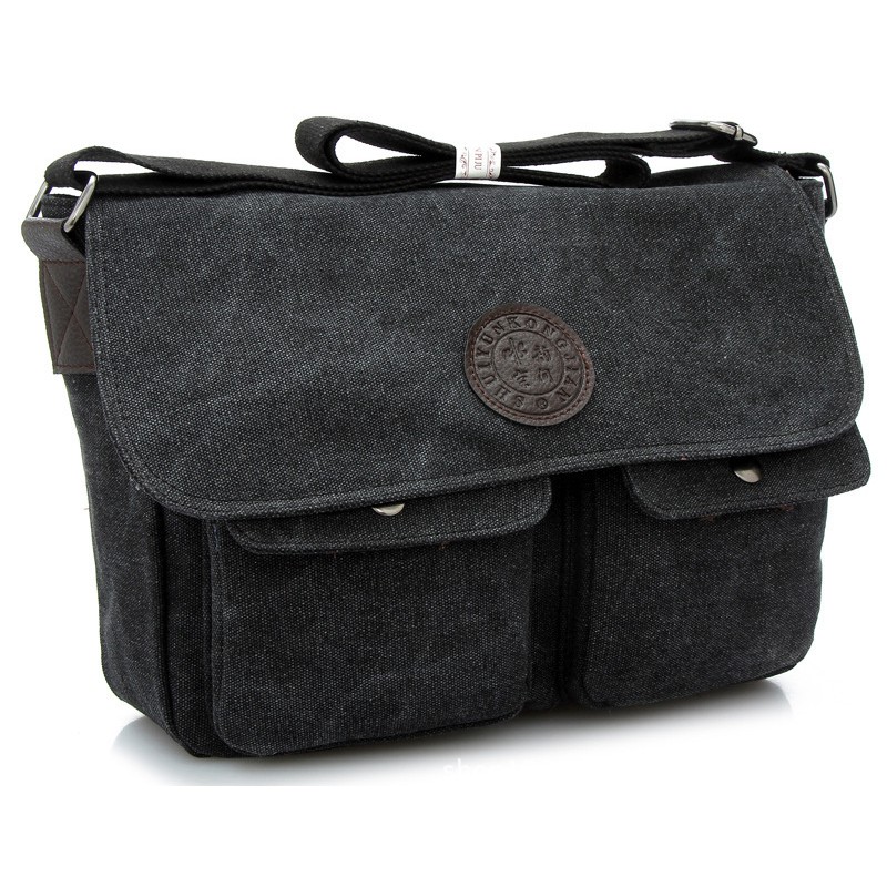 Dxyizu Tas Selempang Messenger Bag Bahan Canvas - 1008