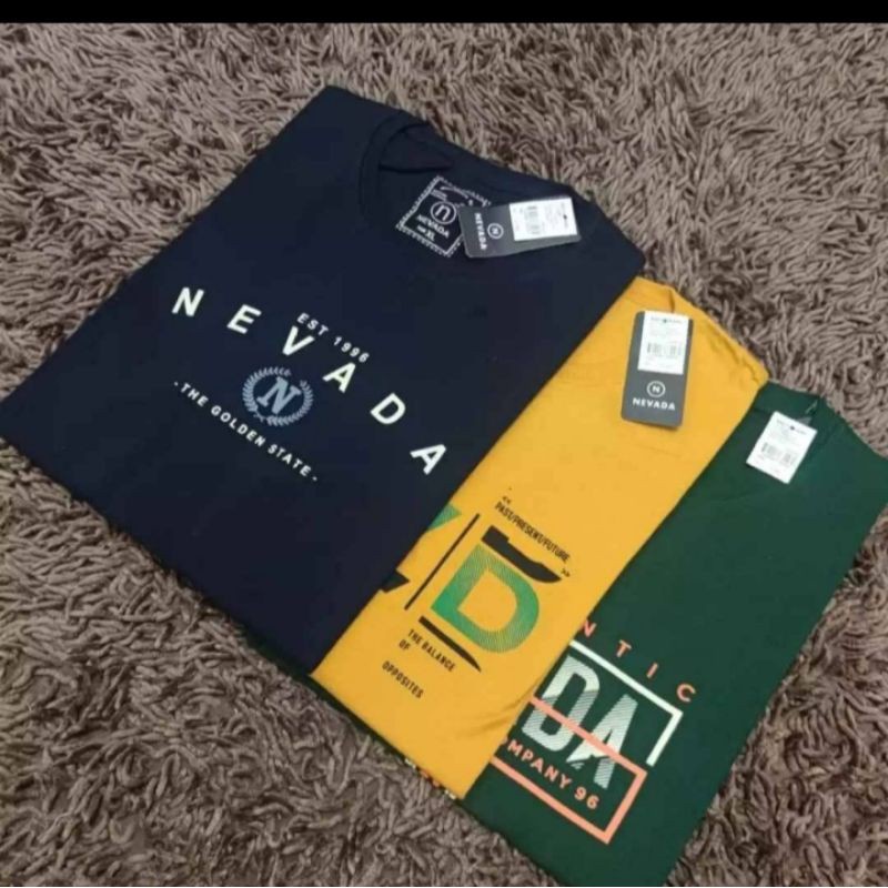 NEVADA (KAOS NEVADA) NEVADA MOTIF TERBARU/KAOS OBLONG/KAOS PRIA WANITA/KAOS MURAH/KAOS POLOS/KAOS