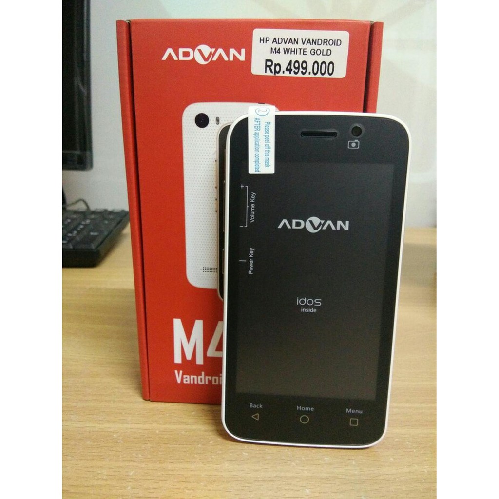 Advan Vandroid M4 Ram 512mb Rom 4gb 3g Dual Sim Shopee Indonesia