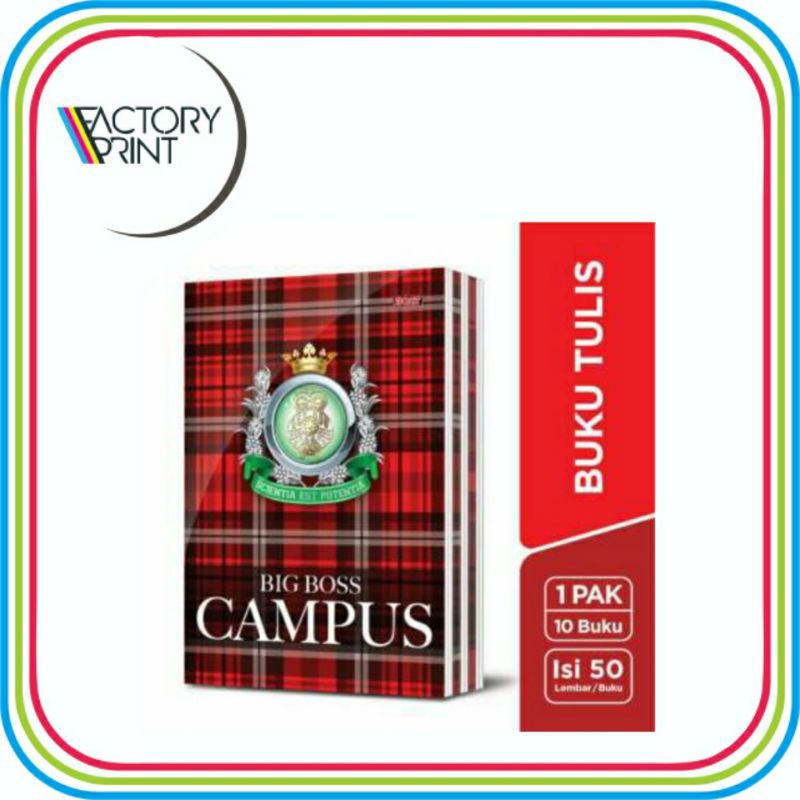 

BUKU TULIS BIG BOSS CAMPUS 50LBR