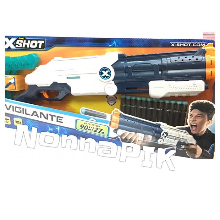 Mainan Anak Pistol Nerf Vigilante Zuru X Shot Original X-Shot Terbaru