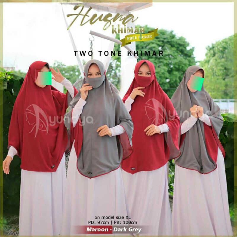 Husna Khimar / Khimar bolak balik by Ayundya