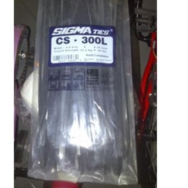 ❉ KABEL TIES SIGMA CS-300L kabel ties 30 cm - Ties 300 x 4.8 mm ☎