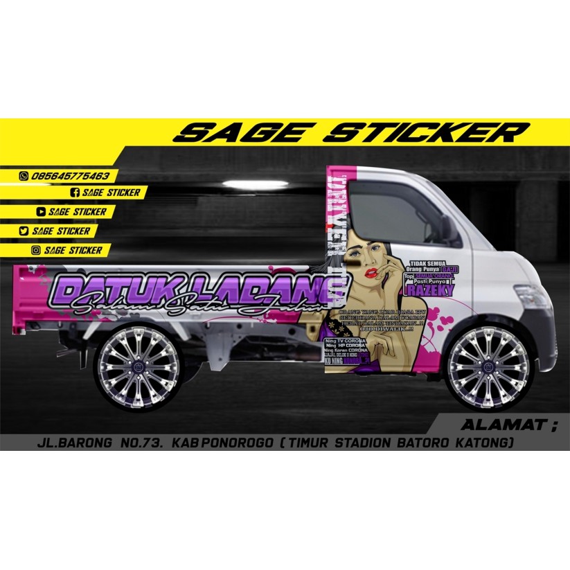 decal mobil pick up GRANDMAX