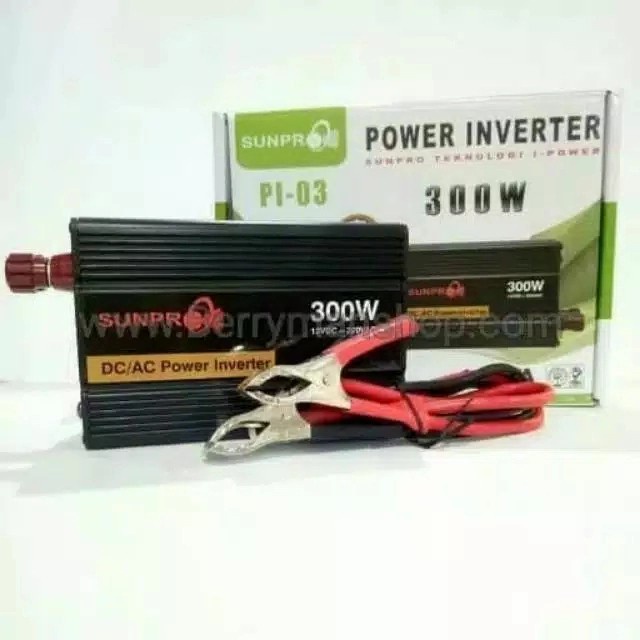 POWER INVERTER PI-300 watt / CHARGER AKI MOBIL MOTOR