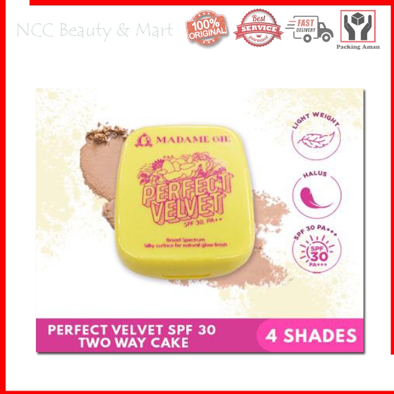 * NCC * Madame Gie Two Way Cake Bedak Perfect Velvet Spf 30 PA++