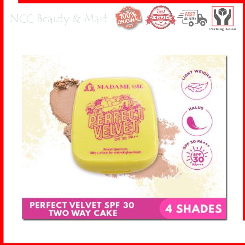 * NCC * Madame Gie Two Way Cake Bedak Perfect Velvet Spf 30 PA++