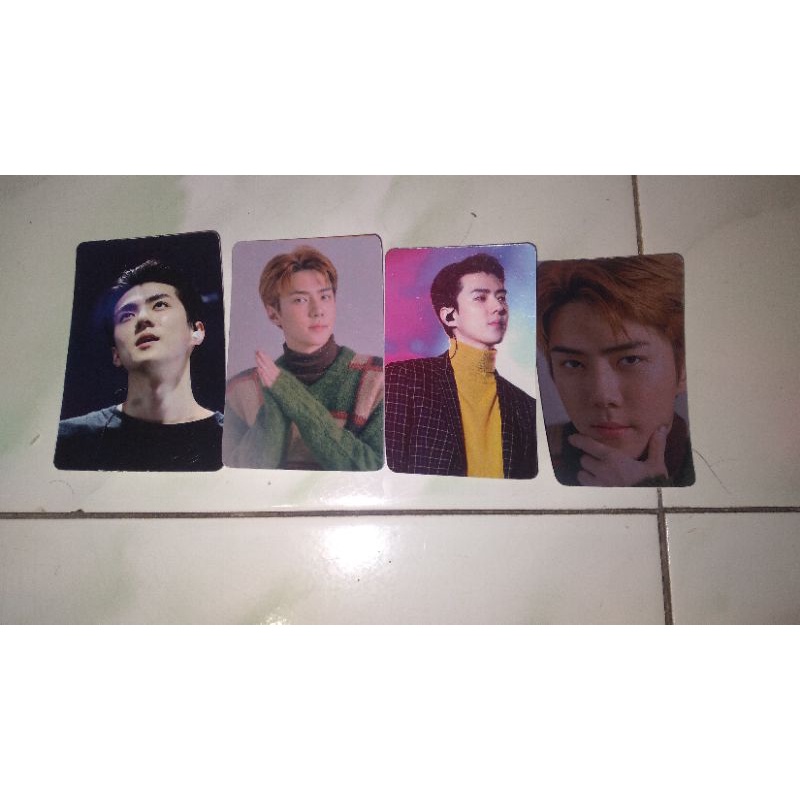 Photocard EXO (Chanyeol, Sehun)