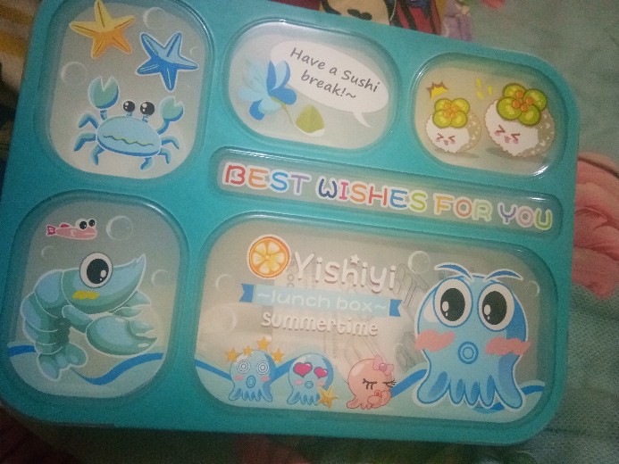 Kotak Makan Kotak Bekal 6 Sekat Lunch Box Yooyee