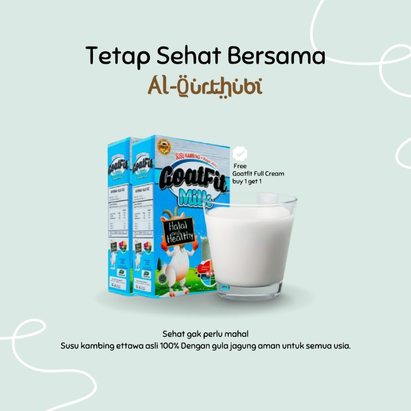 

Mirani - ( Buy 1 Get 1 ) Susu Kambing Goat fit full cream 200 gram full cream