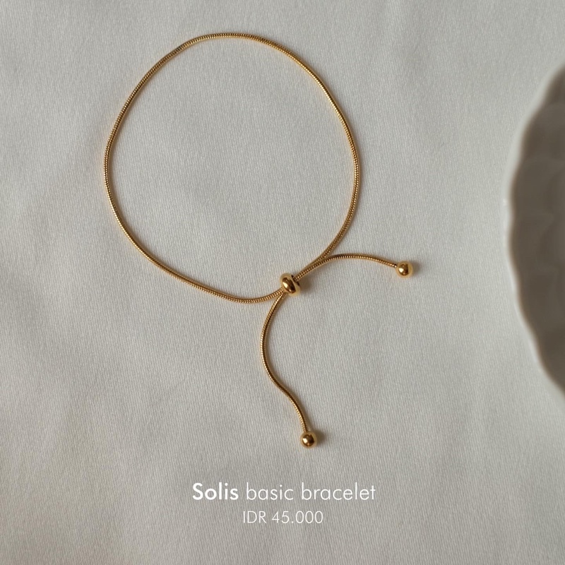 Ark.co - SOLIS (bracelet &amp; necklace) kalung gelang minimalis serut