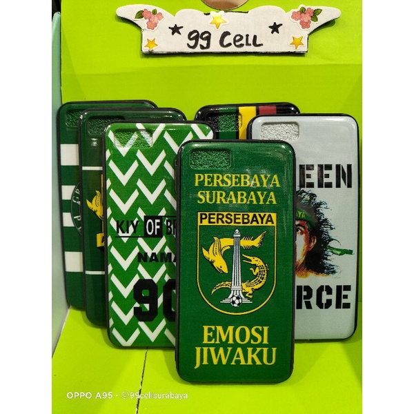 Silikon motif Persebaya case motif Persebaya Oppo A1K Dll