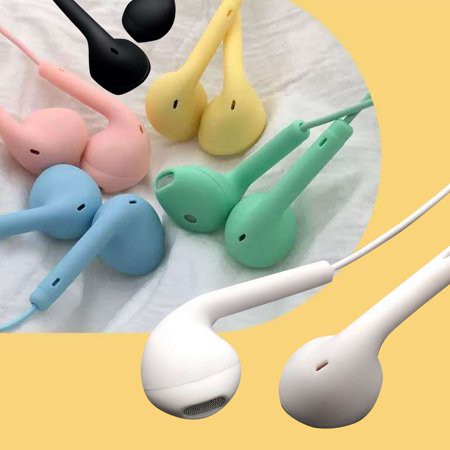 HEADSET STEREO U19 MACARON HANDSFREE EXTRA BASS FULL COLOUR