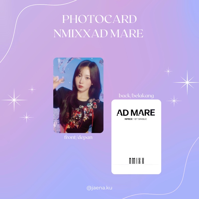 [NMIXX] PHOTOCARD NMIXX AD MARE ‼️BACA DESKRIPSI‼️