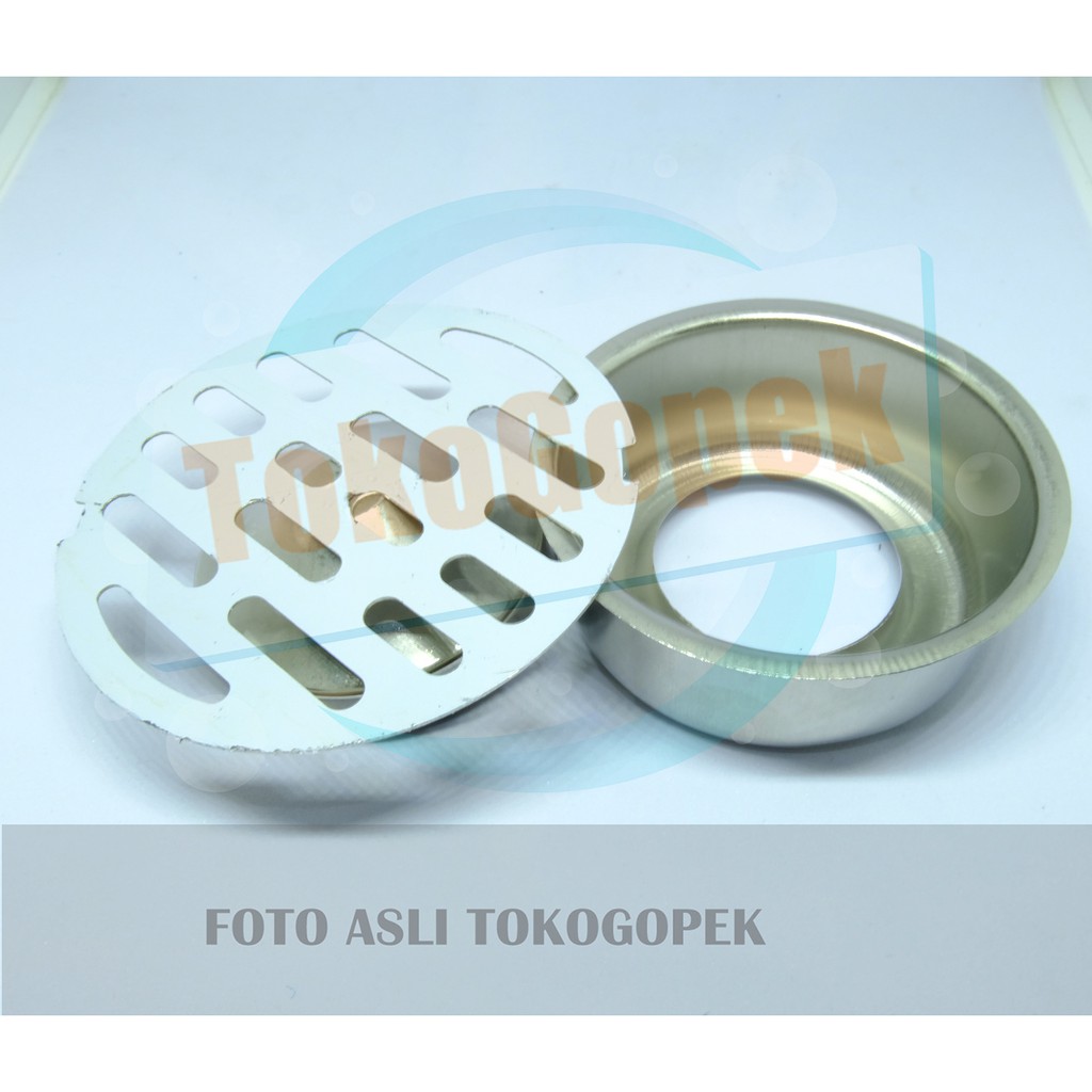 STAINLESS FLOOR DRAIN - SARINGAN GOT MURAH 4&quot; INCH