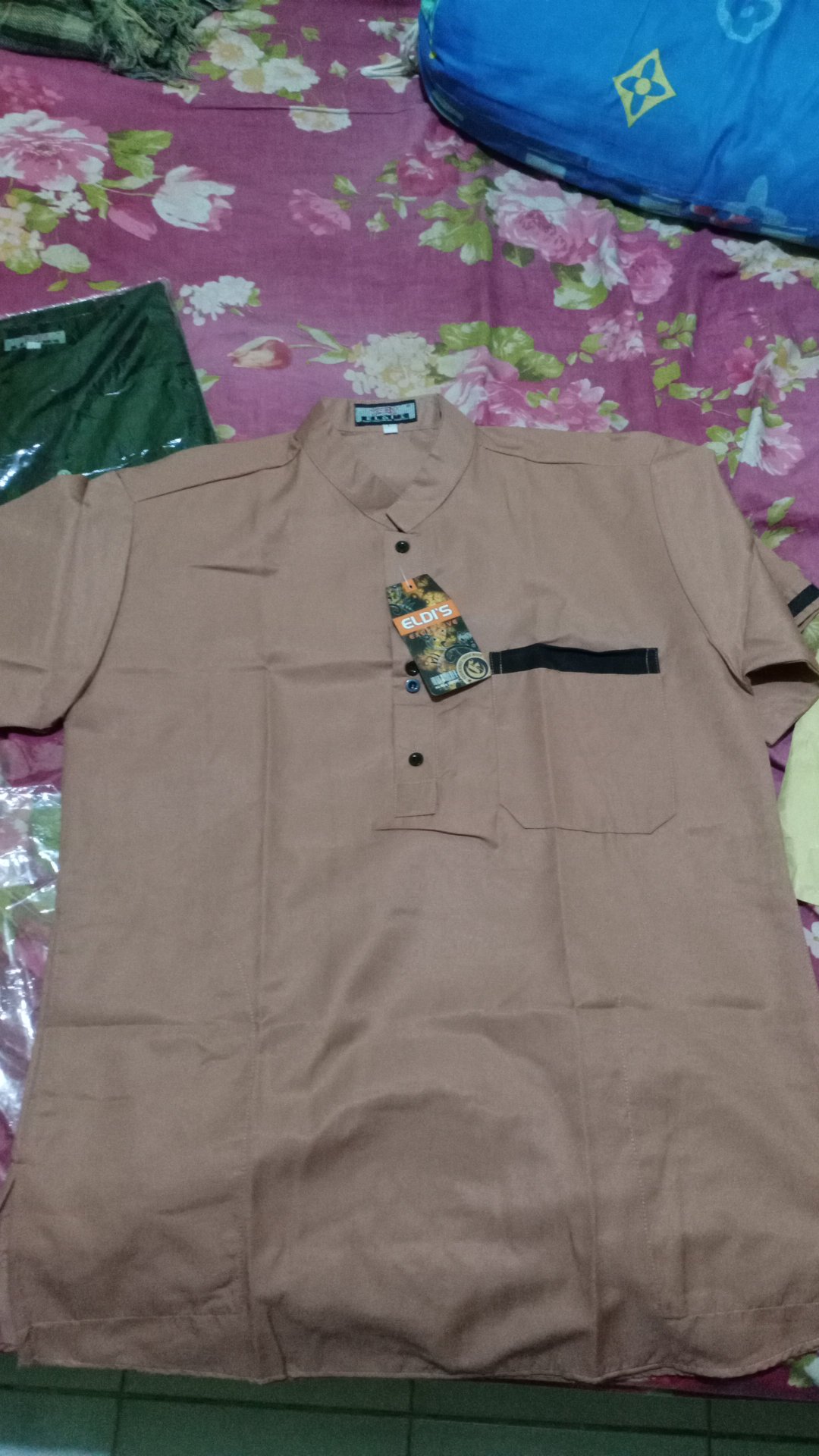 Kurta Muslim Koko Lebaran Batik Kampus