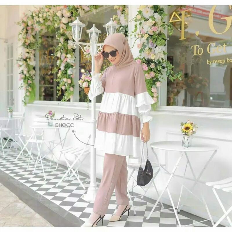 DANETA  SET  ( ITY CREPE ) REALPICT