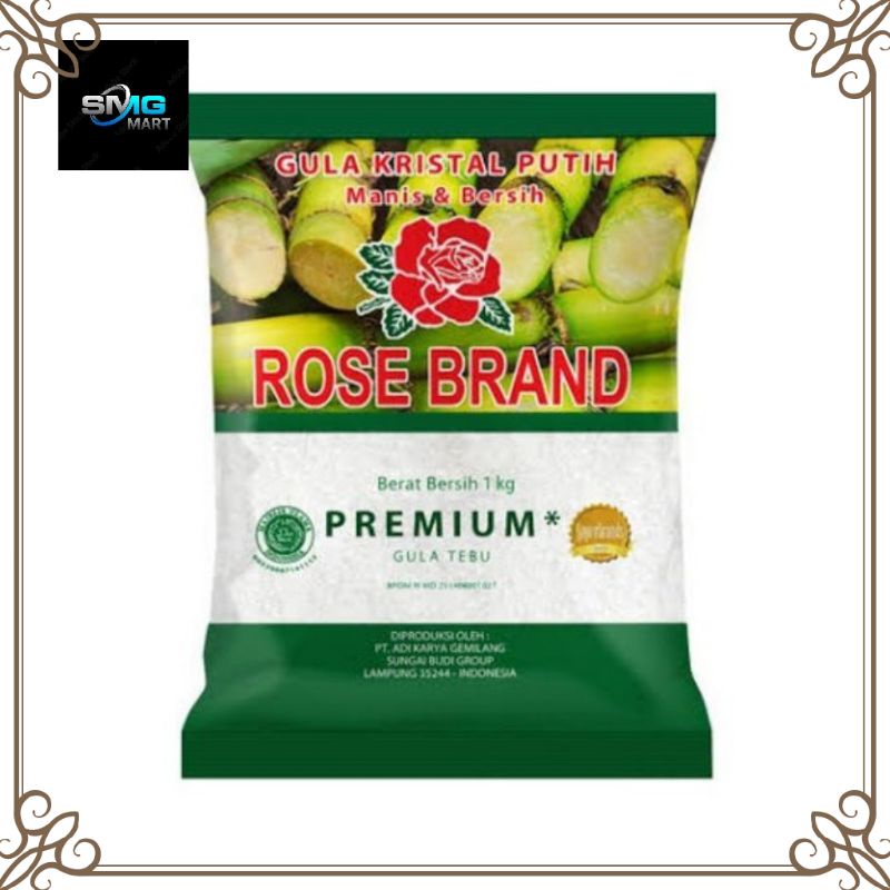 

ROSE BRAND GULA TEBU PREMIUM 1 KG PUTIH