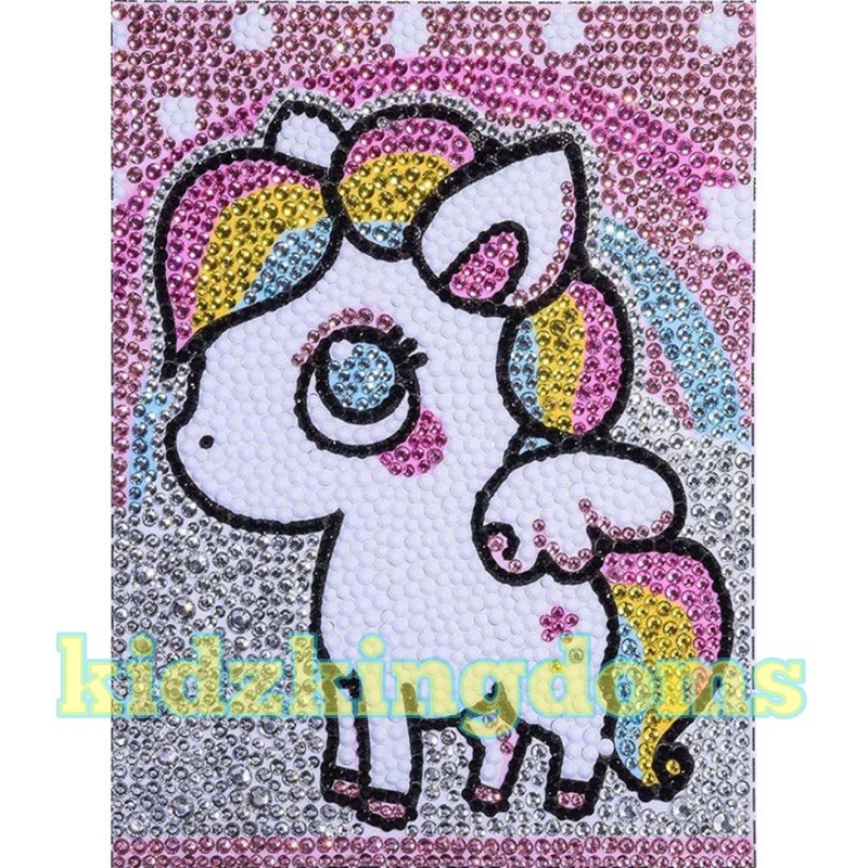 DIY Diamond Painting Kids Unicorn Kerajinan Tangan Anak