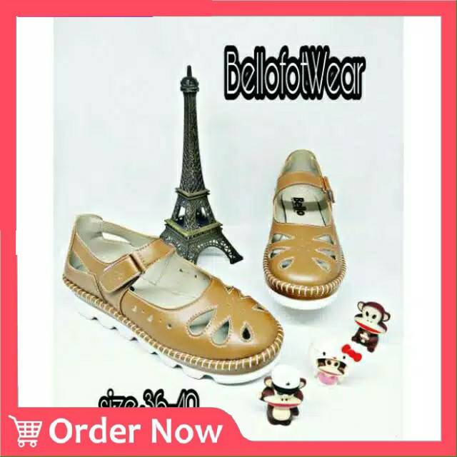 SEPATU WANITA WEDGES Korea Original