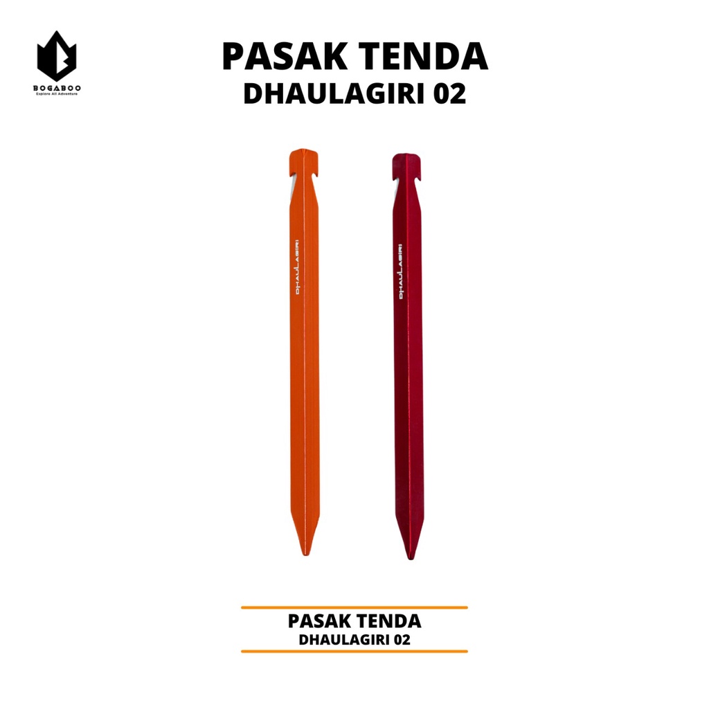 Pasak Tenda Dhaulagiri 02 - Pasak DH Lurus Isi 10Pcs