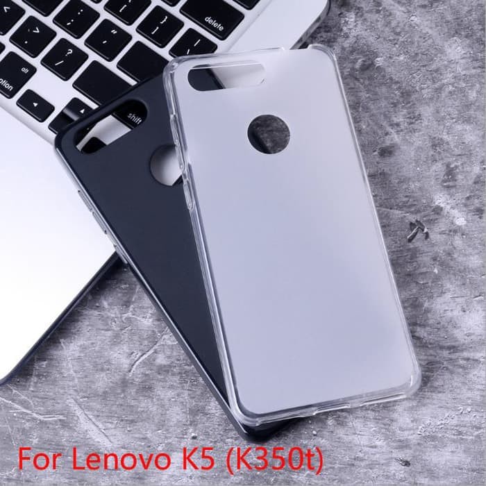 Case Lenovo K5 K350t Soft Tpu Black N White Shadow Casing Cover Shopee Indonesia