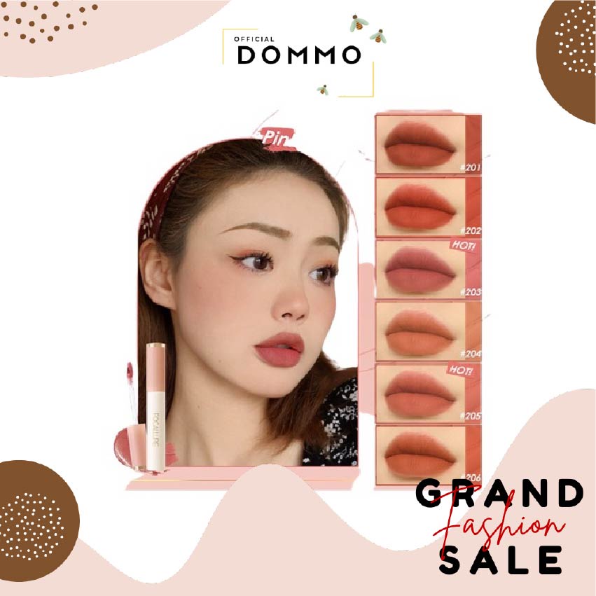 DOMMO - D8120 Focallure Velvet - Matte Lip Glaze | FA196 Velvet Smooth LipGlaze