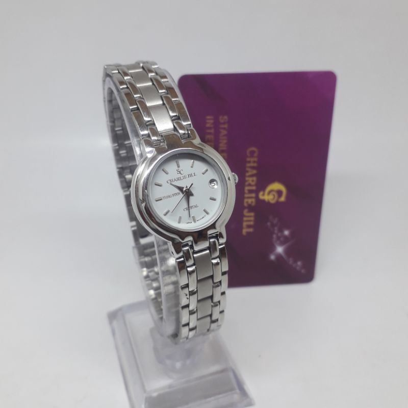 Jam tangan wanita charlie jill  J12-0136L original
