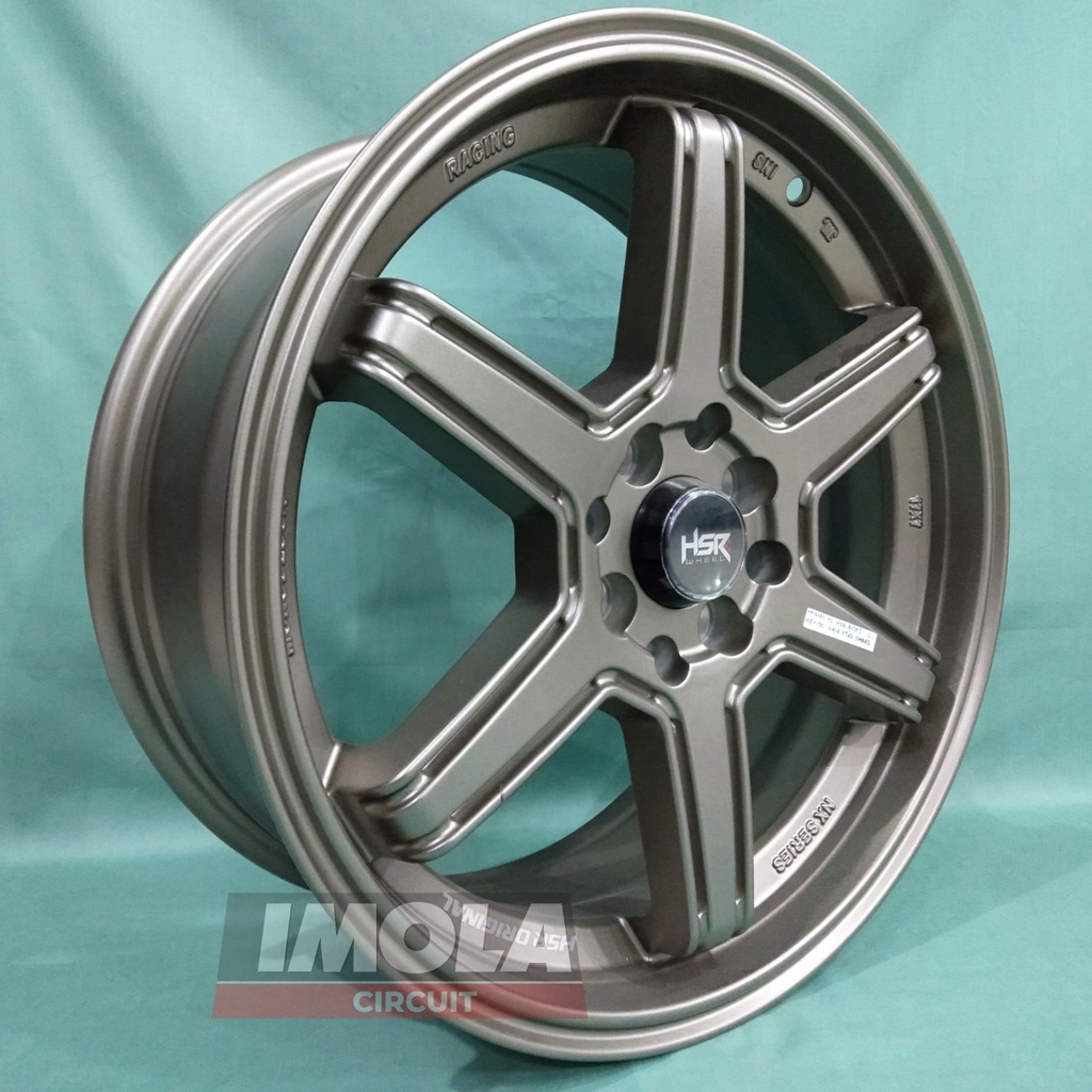 Pelek mobil xenia city ring 17 HSR wheel baut 4 lebar 7 bronze velg mobil lobang 4 murah import