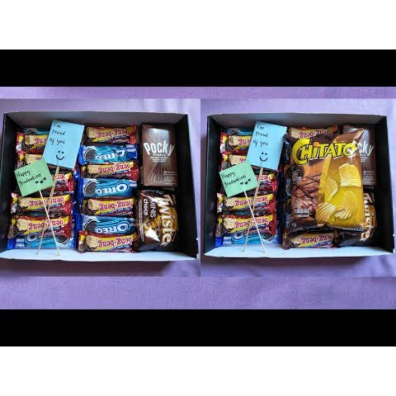 

makannan ringan kotak bermacam macam makanan