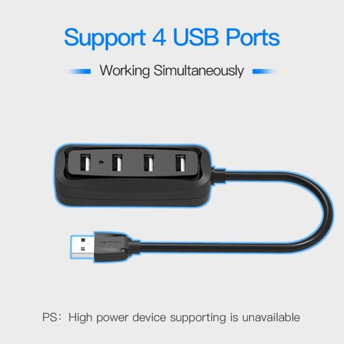 PORT USB 2.0 VENTION 4 IN 1 HUB 1M/VAS-J43-B100