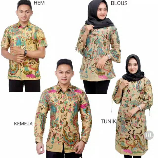 Batik couple pria wanita TERHITS di shopee