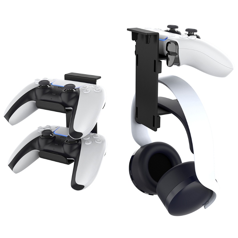 Btsg Holder Headset Headphone Stand Gamepad &amp; Earphone Hanger Bracket Mount Untuk Aksesoris Controller Game Host