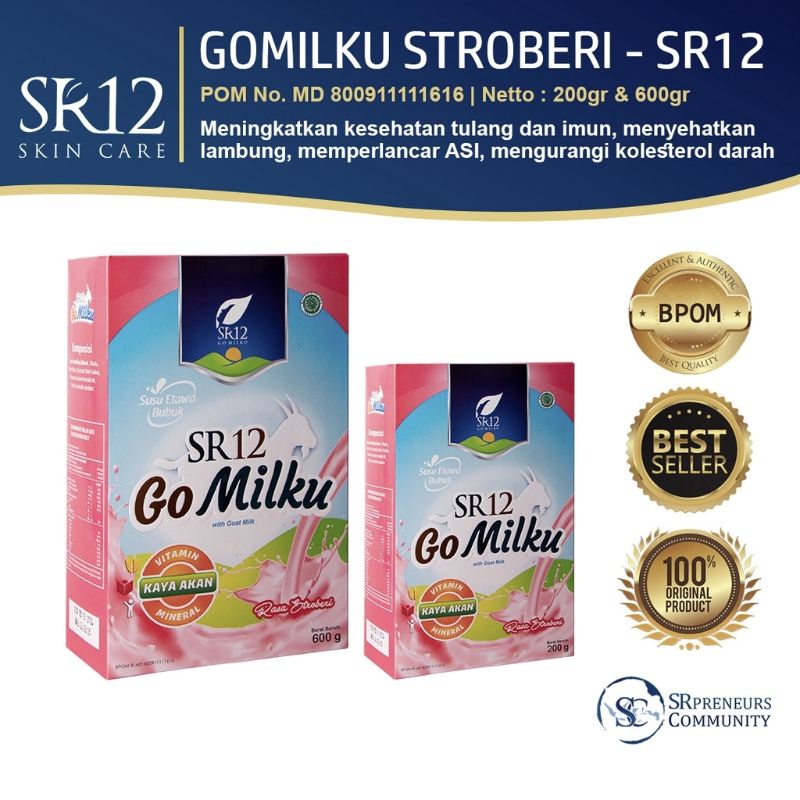 

gomilku strawberry 200gr / 600gr