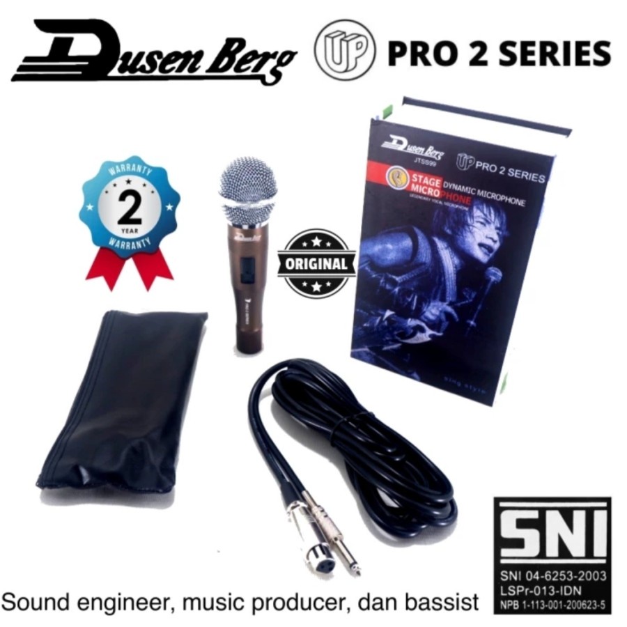 Microphone Mic Kabel Dusenberg UP PRO 2 Series Vokal Dynamic Original