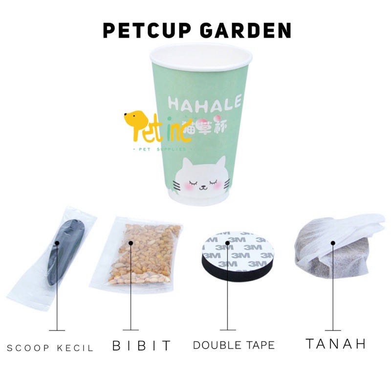 PET GRASS GARDEN CUP