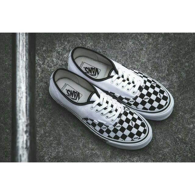 Vans Authentic Checkerboard x NEIGHBORHOOD Black/White